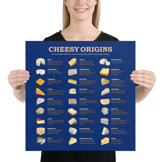 Cheese Etymologies Infographic